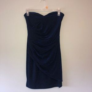 Midnight Blue Mini Dress